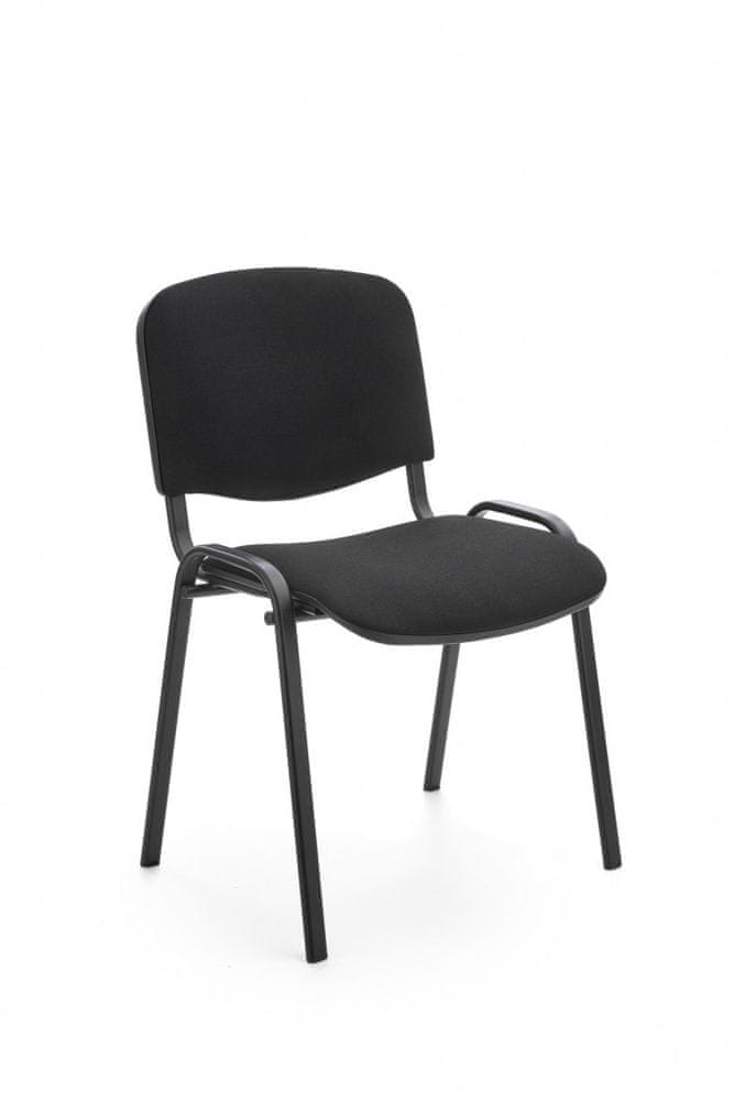 Halmar Konferenčná stolička ISO, čierna, látka OBAN EF019